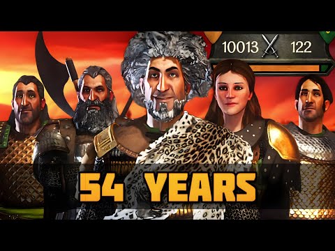 How I Beat Bannerlord with Only My Family Members in 54 Years