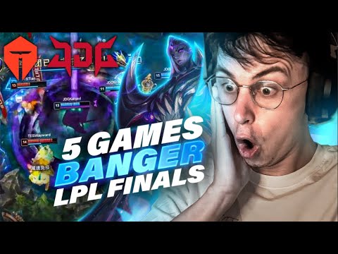 5 GAME BANGER LPL FINALS - JDG VS TES - CAEDREL