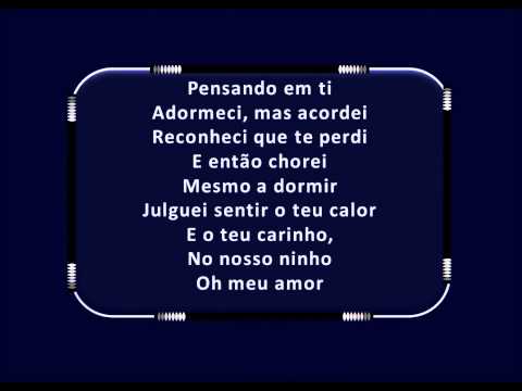 Pensando Em Ti - Antonio Mourão