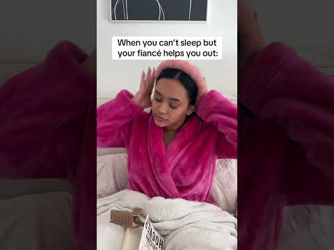 When you cant sleep but your fiance helps you out: #shorts