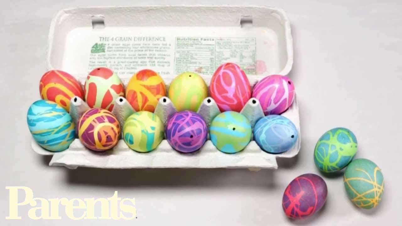 How to Make Easter Eggs With Rubber Cement | Parents