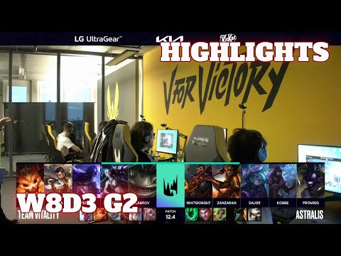 VIT vs AST - Highlights | Week 8 Day 3 S12 LEC Spring 2022 | Vitality vs Astralis W8D3