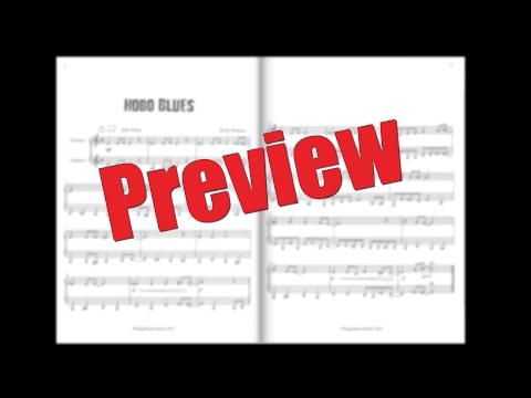 Jazz Duets-Beginner Blues Clarinet Duets - preview of book