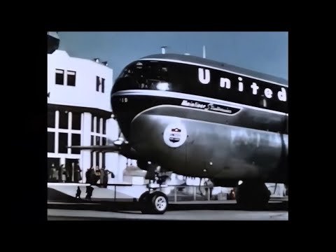 United Boeing 377 Stratocruiser - Hawaii Travelogue (1950) (HD)