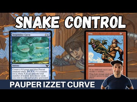 IZZET COMBO CONTROL? Pauper UR Serpentine Curve is a skred control deck with a big finish!