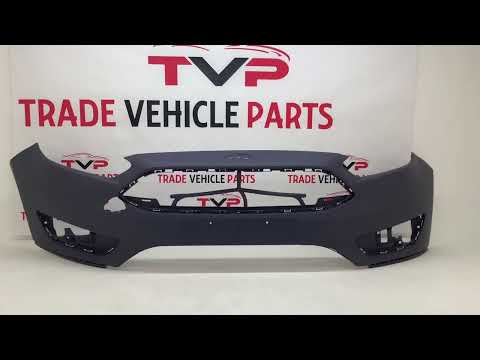 Fits Ford Focus 2014- On Front Bumper Primed No Pdc video