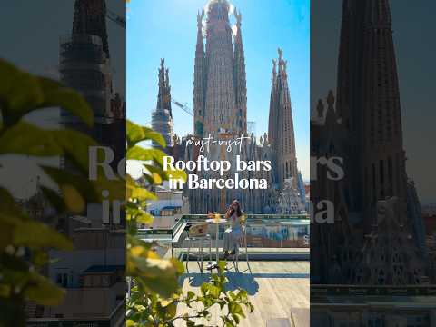 Best rooftop bars in Barcelona 🇪🇸 Things to do in Barcelona #barcelona