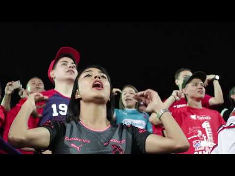 "Medellín vs Cúcuta 2019 / A todo ritmo / La Murga del Indigente" Barra: Rexixtenxia Norte • Club: Independiente Medellín