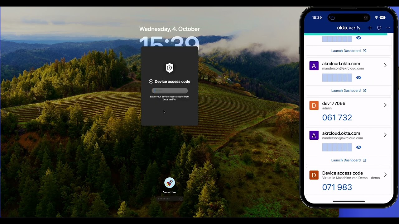 Okta Device Access - macOS Desktop MFA Okta Verify Push