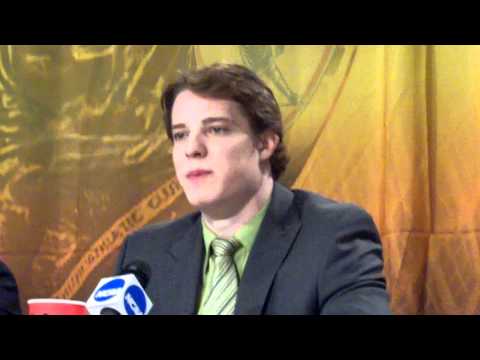 Hobey Baker runner-up Matt Frattin on his day as a member of the Hobey Hat Trick