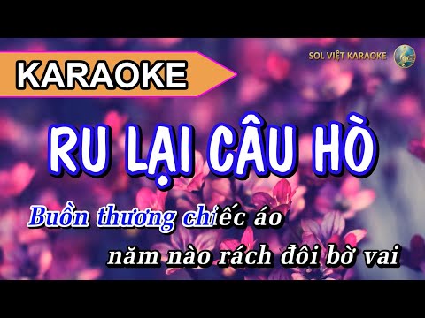 Ru Lại Câu Hò KARAOKE || Beat Chuẩn