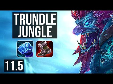 TRUNDLE vs REK'SAI (JUNGLE) | 4/2/8, Rank 10 Trundle | BR Grandmaster | v11.5