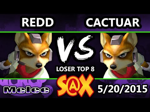 S@X - VGBC | Redd (Fox) Vs. Cactuar (Fox) SSBM Losers Semis - Smash Melee