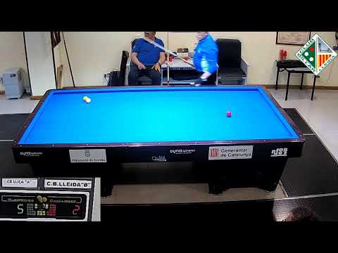 LLIGA CATALANA 3BANDES 3aDIV - CB LLEIDA "B" vs LLIÇA "A"