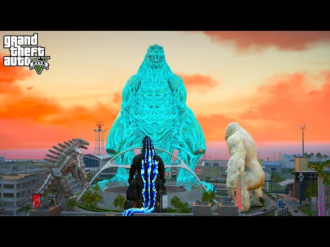 Godzilla Earth VS Heisei Godzilla And MechaGodzilla and George Rampage - GTA 5 Mods