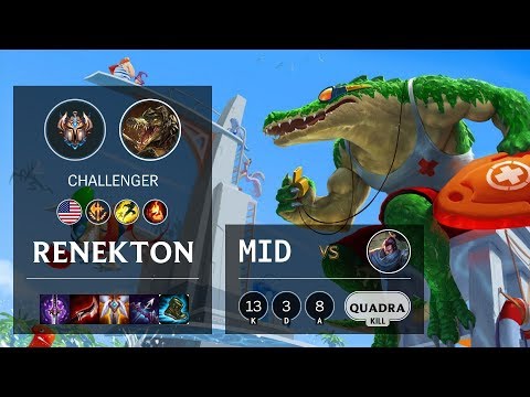 Renekton Mid vs Yasuo - NA Challenger Patch 10.11