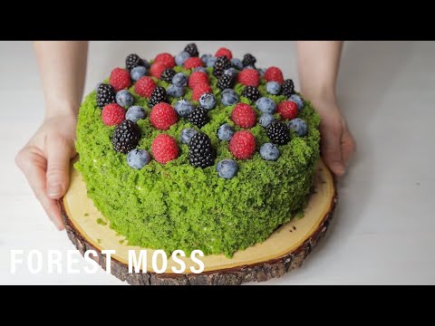Forest Moss Cake | Berry Lagoon Baking