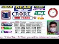 LOTTERY LIVE DEAR SIKKIM STATE LOTTERY SAMBAD DRAW 6PM RESULT 03.06.2024 SIKKIM LOTTERY LIVE