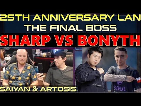 25th Anniversary LAN - FINAL BOSS - Sharp vs Bonyth by Artosis & Saiyan - Starcraft 1