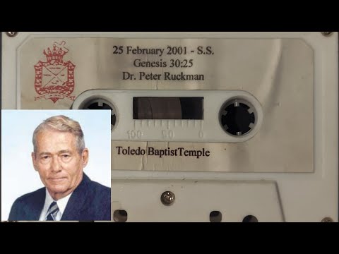 Dr. Peter Ruckman - Genesis 30:25