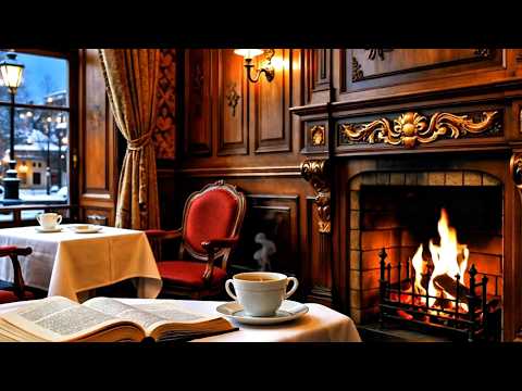 Drained Before a Frosty Sunrise ❄️🔥 Winter Café Jazz Reignites Mental Drive