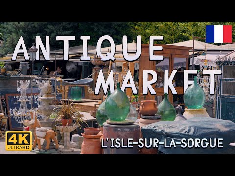 L’Isle-sur-la-Sorgue France: Visite des villages français – Plus beaux villages de France – Vidéo 4k