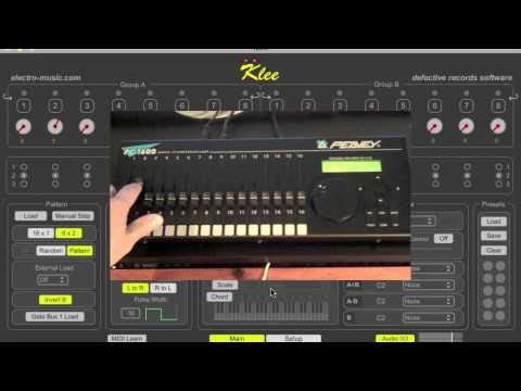Software Klee Step Sequencer v2 - external MIDI control