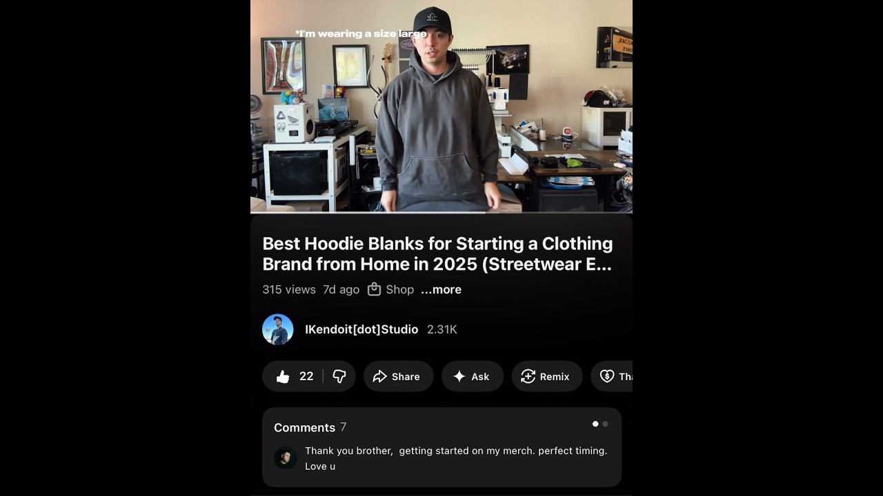 One of the best hoodies you can buy from blank companies in 2025 #streetwear