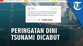 Seusai Gempa Berkekuatan 7,4 SR Guncang Banten, BMKG Cabut Peringatan Dini Tsunami