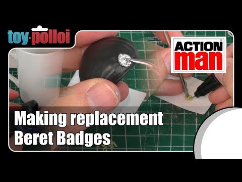 Action Man - Making replacement Vintage Beret Badges - Toy Polloi
