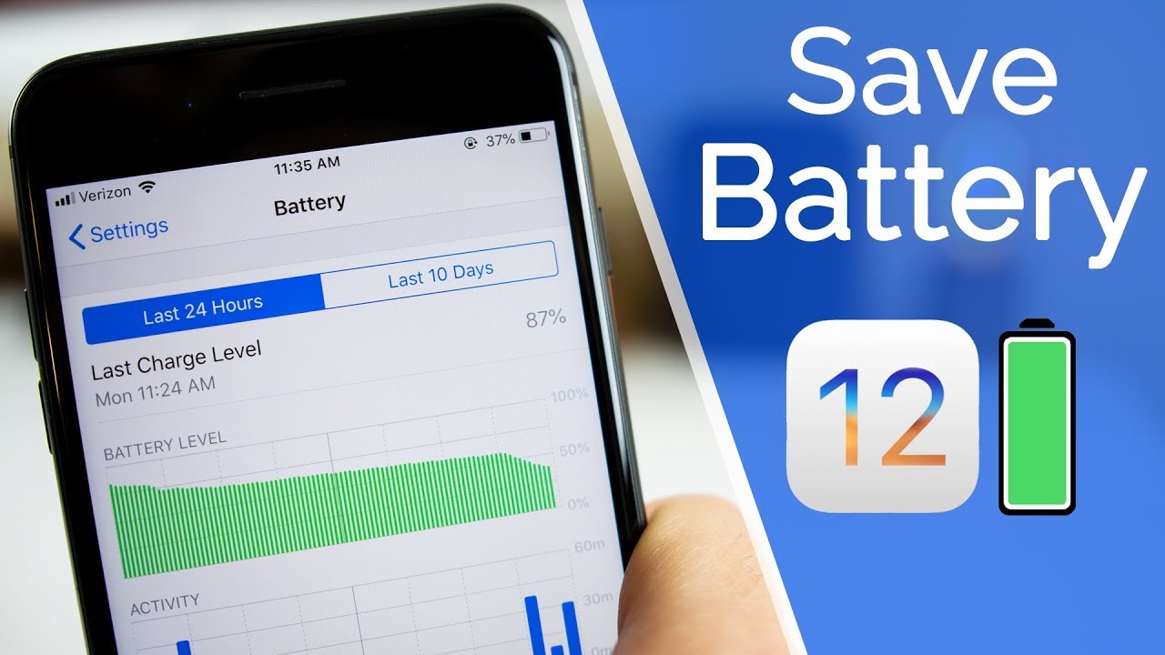 20+ Tips to Improve iOS 12 Battery Life!