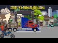 Takbir Keliling Versi Animasi Takbiran Mobil Truk Muat Sapi Kurban Di Hari Raya Idul Adha 2023