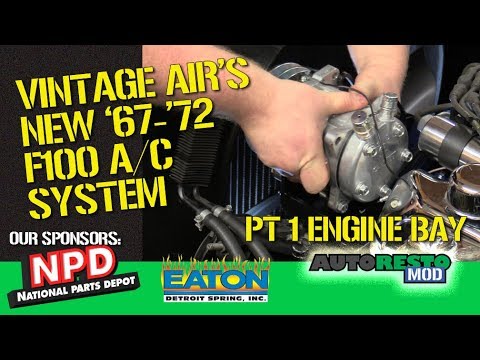 How to F100 Vintage Air Install Engine Bay Episode 401 Autorestomod