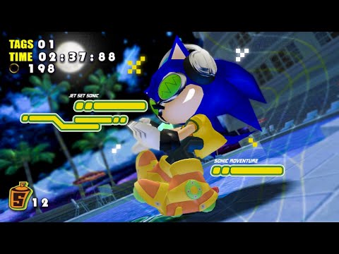 The Jet Set Radio Experience in Sonic Adventure