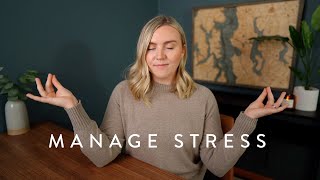 9 Ways to Manage Stress | Techniques & Habits for a Lighter Mind