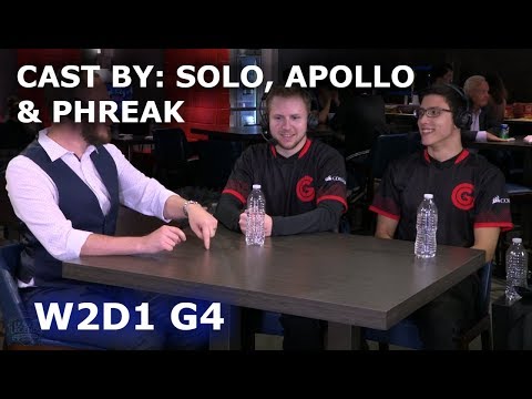 Apollo, Solo and Phreak cast 100 Thieves vs FlyQuest (NA LCS Lounge) | W2D1 S8 NA LCS Summer 2018