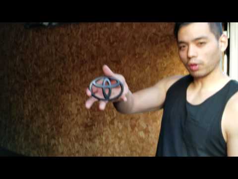 Scion Frs debadgeing to black toyota emblem