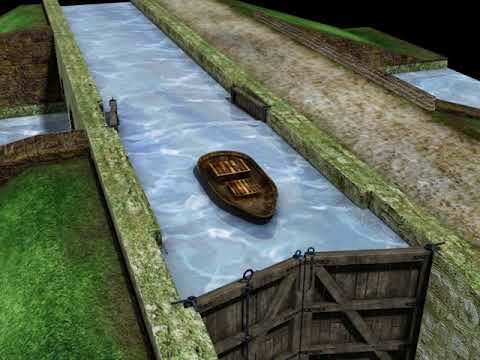 Ponte canale - Bridge channel - Leonardo da Vinci (animazione) | Museoscienza