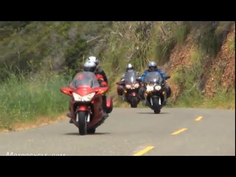Thumbnail for 2009 Sport-Touring Motorcycle Shootout - BMW vs Honda vs Kawasaki vs Yamaha by Motorcycle, Yamaha Motor, Harley-Davidson, Suzuki, BMW