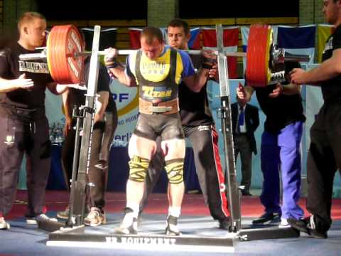 Mykola Barannik - squat - 312,5 kg - 3. attemp.MOV