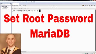 YouTube Thumbnail for Set root password MariaDB