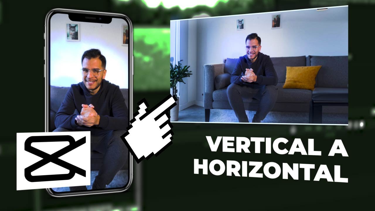 CONVIERTE un video VERTICAL A HORIZONTAL solamente usando CAPCUT | TUTORIAL