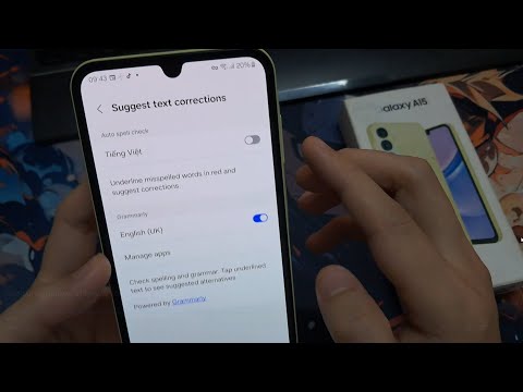 Samsung Galaxy A15: How to Turn On/Off AUTO SPELL CHECK