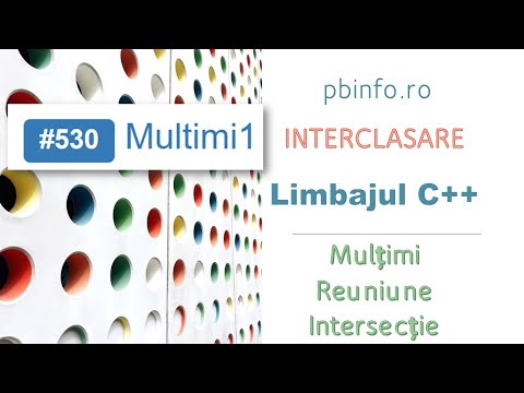 Limbajul C++, problema #530 Multimi1 de pe pbinfo.ro