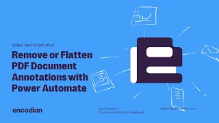 Remove or Flatten PDF Document Annotations with Power Automate