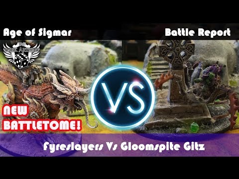 Fyreslayers NEW BATTLETOME VS Gloomspite Gitz Battle Report