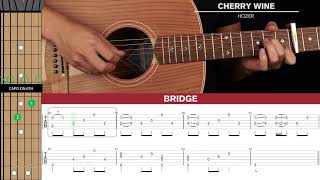 Cherry Wine Guitar Cover Hozier 🎸|Tabs + Chords|