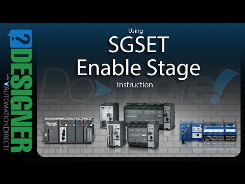 BRX Do-more Designer Using the SGSET Instruction from AutomationDirect