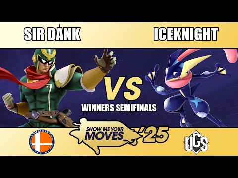 Show Me Your Moves 25 - Winners Semi-Finals - Sir Dank(Captain Falcon) Vs. Iceknight(Greninja)