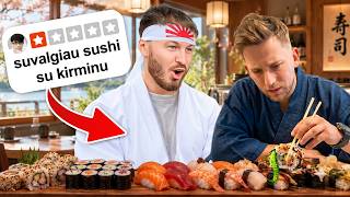Išbandėme BLOGIAUSIĄ Sushi Lietuvoje